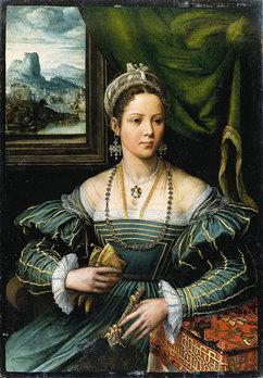 Pieter de Kempener Bildnis einer Dame oil painting image